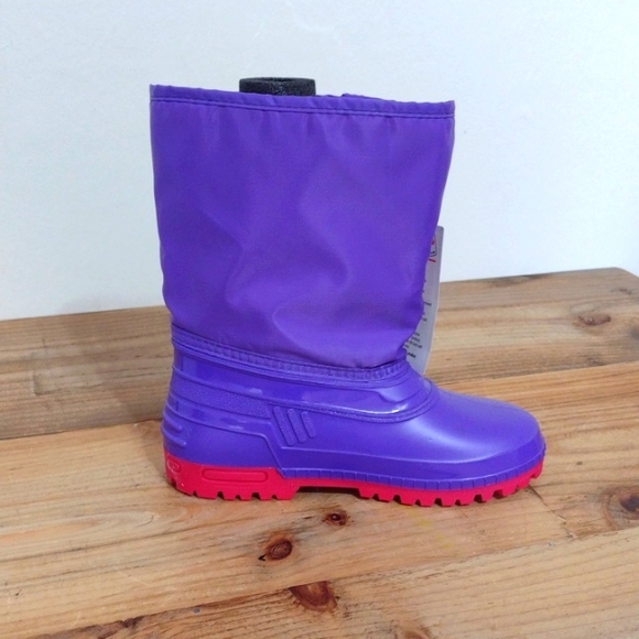 Maple Leaf Lunars Plus Vintage Pink & Purple Waterproof Canadian Boots NEW Sz 2 - Picture 2 of 16